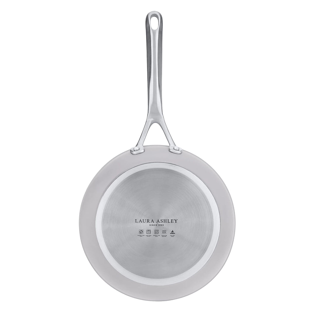 Laura Ashley Forged Aluminium Non-stick Frying Pan 28cm - Dark Dove Grey