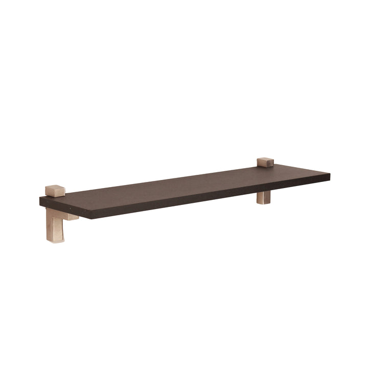 Lavant - 60cm Slim Shelf With "L" Shape Bracket - Black (DHD) Image 1