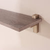 Lavant - 60cm Slim Shelf With "L" Shape Bracket - Grey Oak (DHD) Image 2