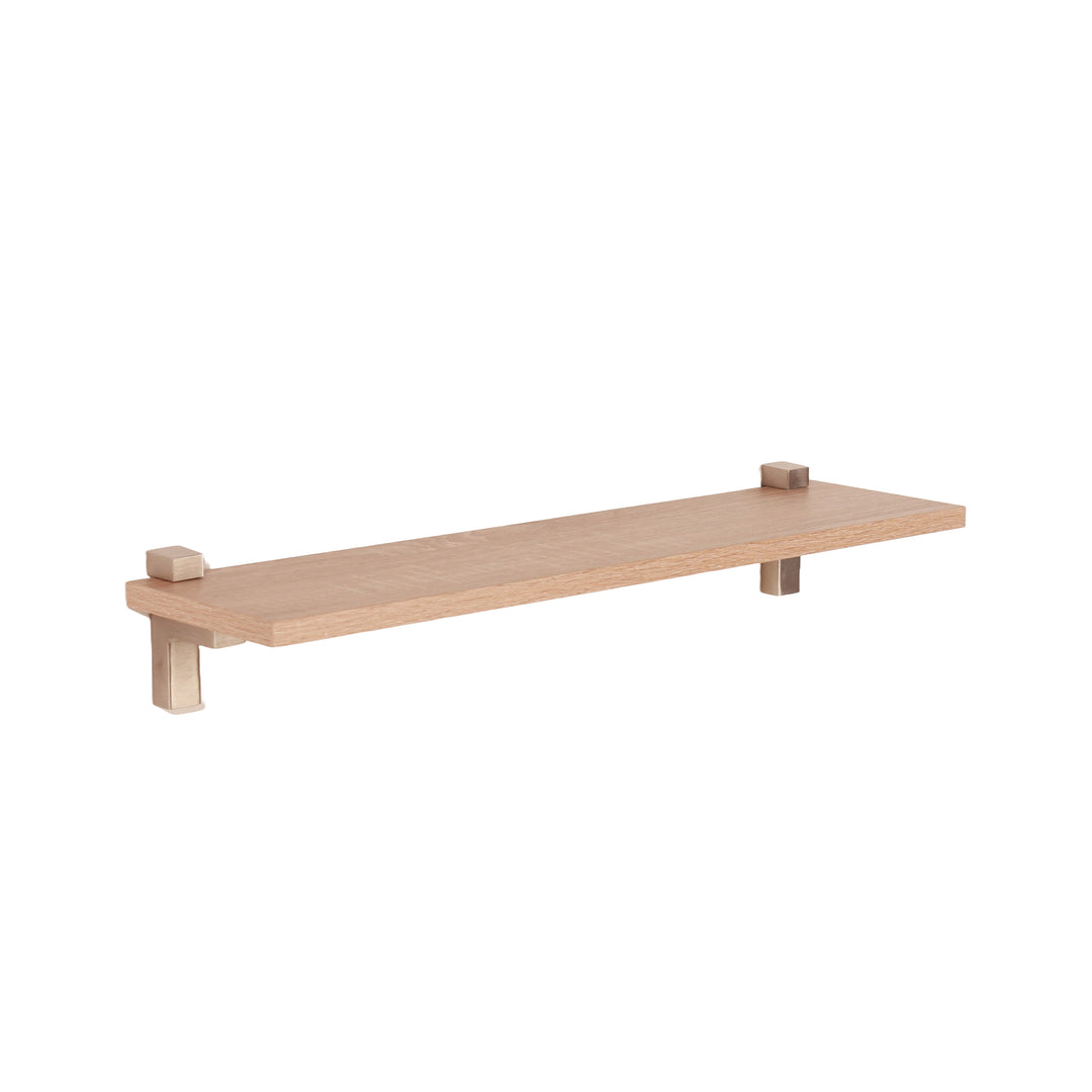 Lavant - 60cm Slim Shelf With "L" Shape Bracket - Oak (DHD) Image 1