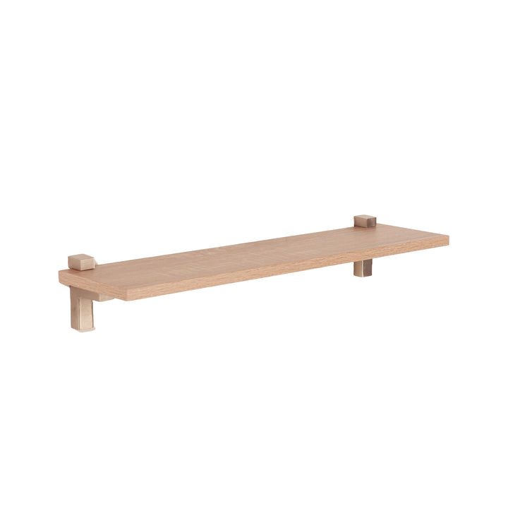 Lavant - 60cm Slim Shelf With "L" Shape Bracket - Oak (DHD) Image 1