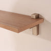 Lavant - 60cm Slim Shelf With "L" Shape Bracket - Oak (DHD) Image 2