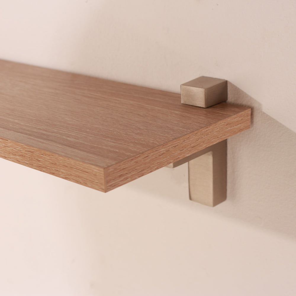 Lavant - 60cm Slim Shelf With "L" Shape Bracket - Oak (DHD) Image 2