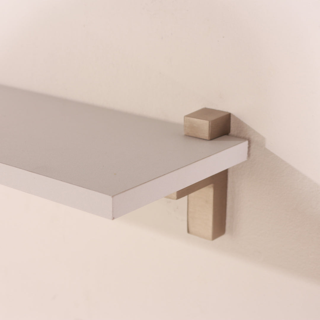 Lavant - 60cm Slim Shelf With "L" Shape Bracket - White (DHD) Image 2