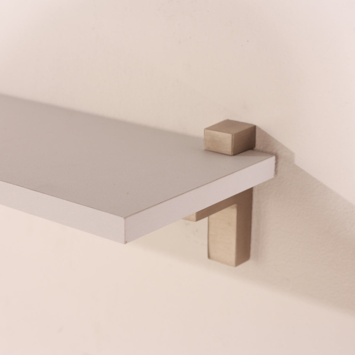 Lavant - 60cm Slim Shelf With "L" Shape Bracket - White (DHD) Image 2