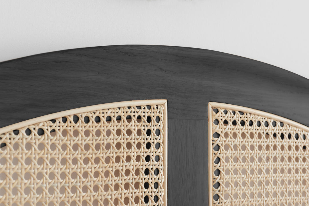 Birlea Leonie Rattan Bed (Self Assembly) (DHD)