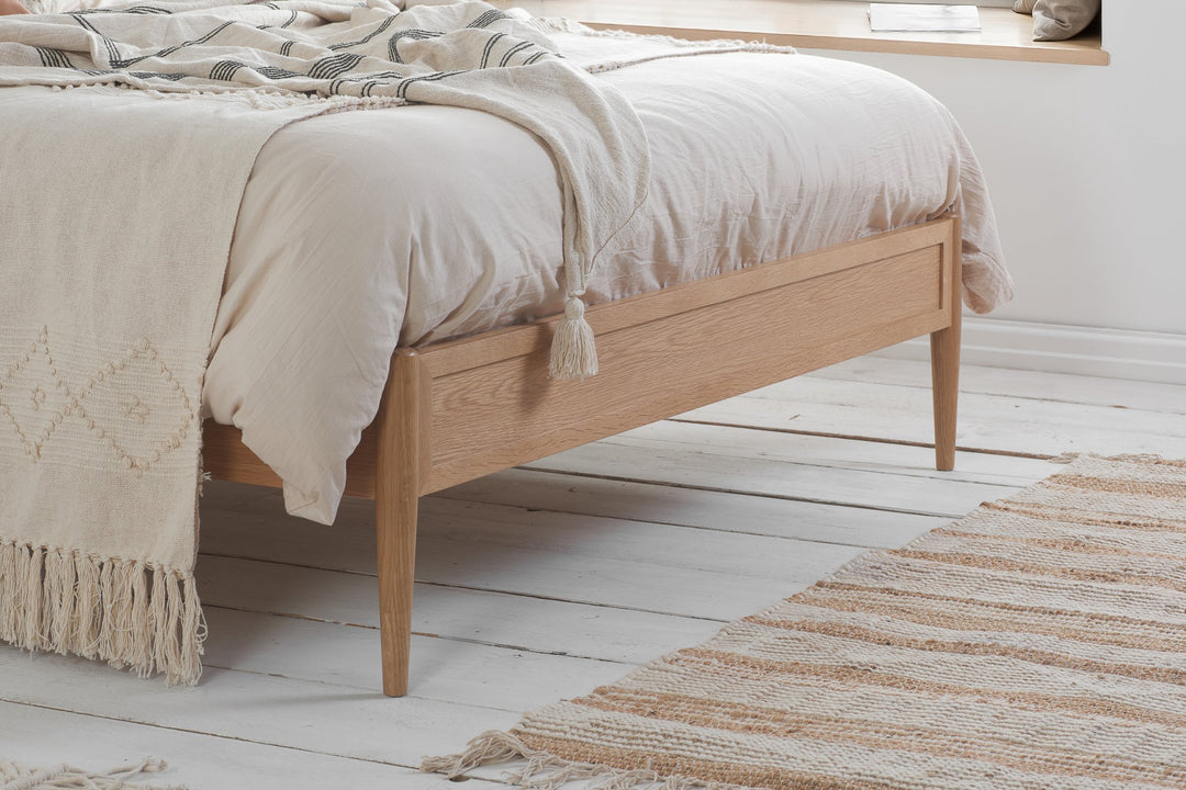 Birlea Leonie Rattan Bed (Self Assembly) (DHD)