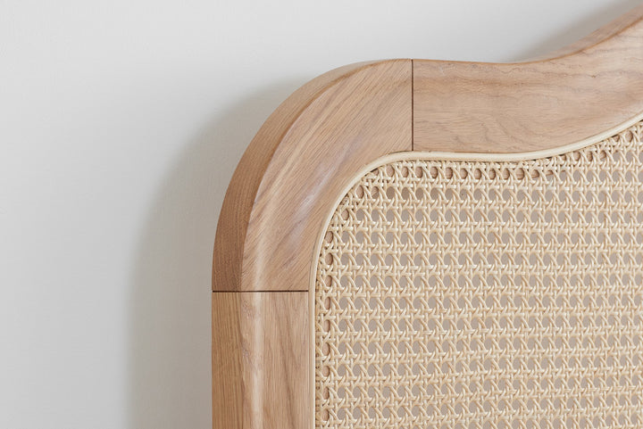 Birlea Leonie Rattan Bed (Self Assembly) (DHD)