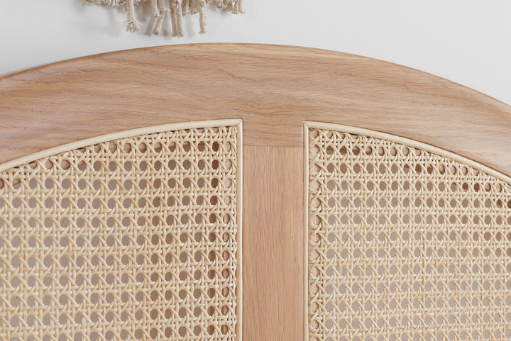 Birlea Leonie Rattan Bed (Self Assembly) (DHD)