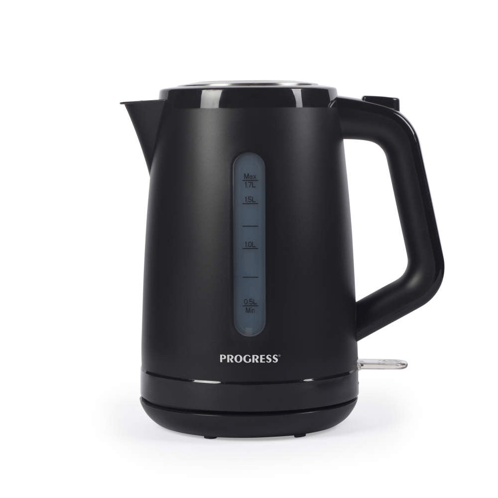 Progress 1.7L Kettle – Rapid Boil, Black