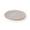 Mikasa Green and Blue Geometric Stoneware Side Plate, 18cm