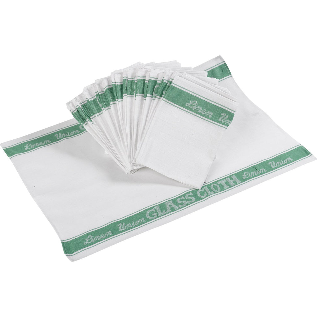 Linen Union Glass Cloth Green