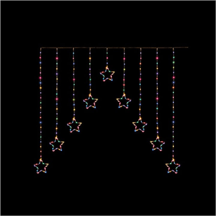 Premier Flexibright LED Star Curtain Lights 258s 1.2m x 1.2m Colour Changing