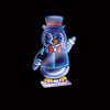 Premier 40cm Penguin with Top Hat Infinity Mirror Tabletop