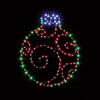 Premier 39 x 49cm Twinkling FlexiBrights Bauble with 150 Red & Green LEDs
