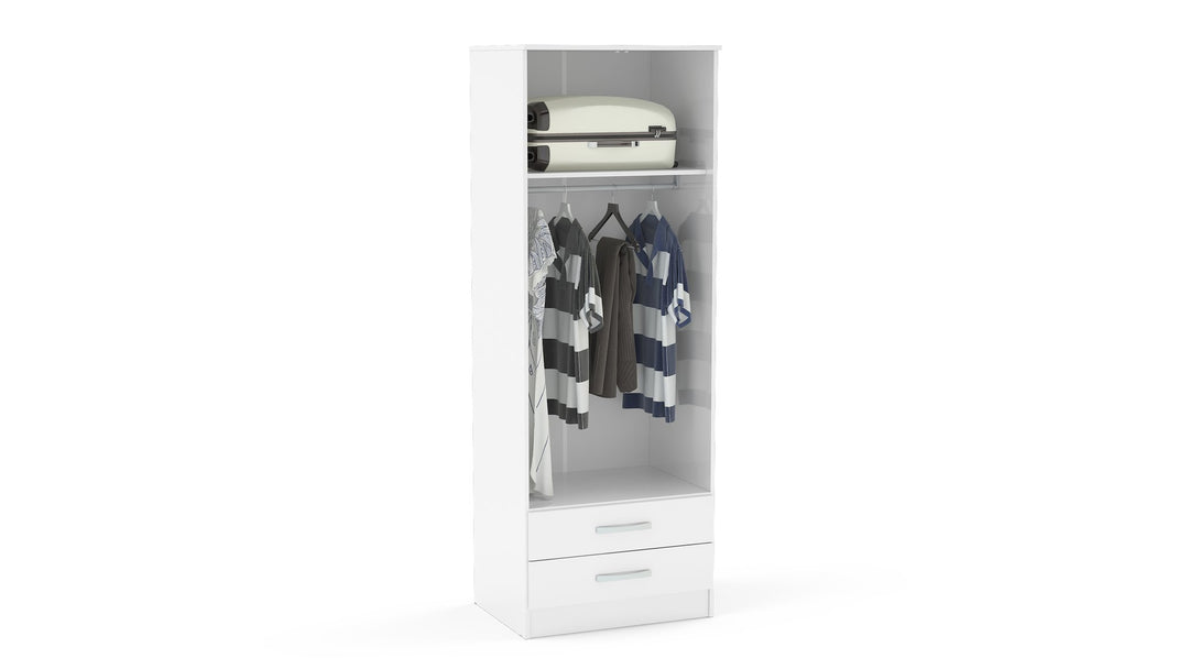Birlea Lynx 2 Door Combi Wardrobe (Self Assembly) (DHD)