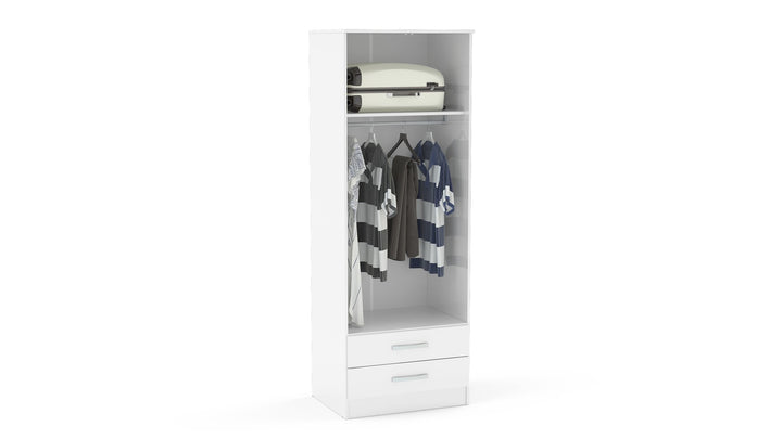 Birlea Lynx 2 Door Combi Wardrobe (Self Assembly) (DHD)