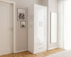 Birlea Lynx 2 Door Combi Wardrobe (Self Assembly) (DHD)