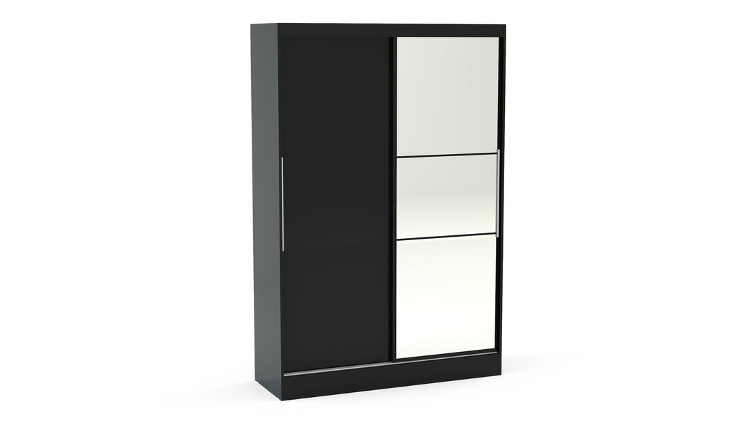 Birlea Lynx 2 Door Sliding Wardrobe With Mirror (Self Assembly) (DHD)
