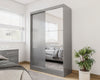 Birlea Lynx 2 Door Sliding Wardrobe With Mirror (Self Assembly) (DHD)