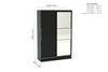 Birlea Lynx 2 Door Sliding Wardrobe With Mirror (Self Assembly) (DHD)