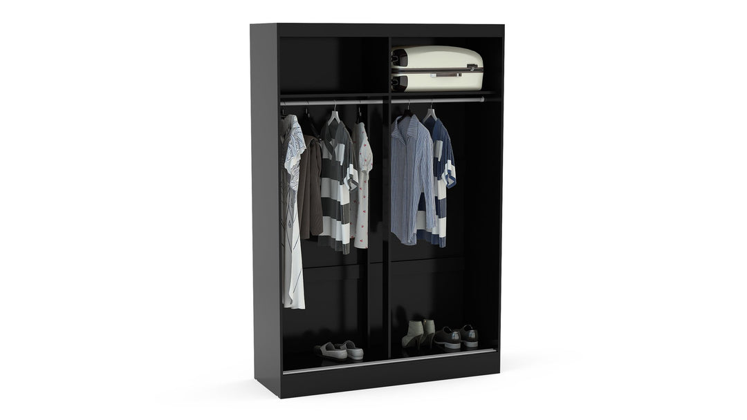 Birlea Lynx 2 Door Sliding Wardrobe With Mirror (Self Assembly) (DHD)