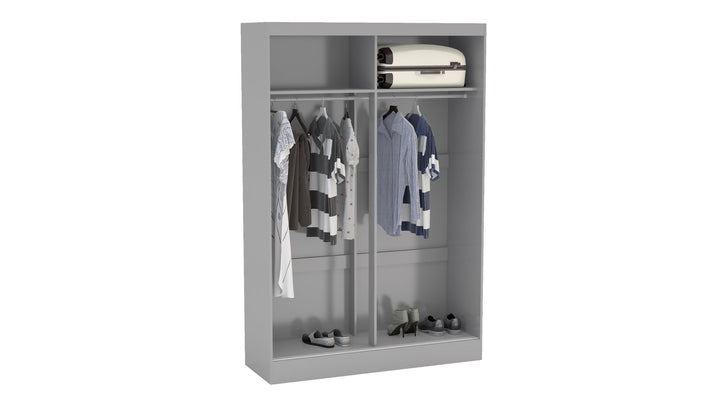 Birlea Lynx 2 Door Sliding Wardrobe With Mirror (Self Assembly) (DHD)