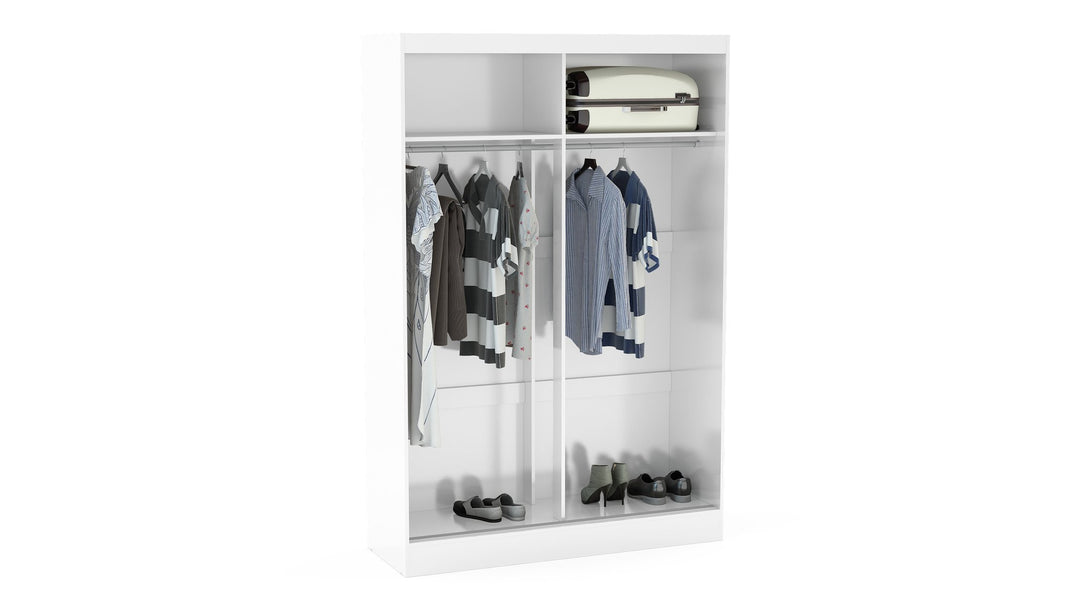 Birlea Lynx 2 Door Sliding Wardrobe With Mirror (Self Assembly) (DHD)