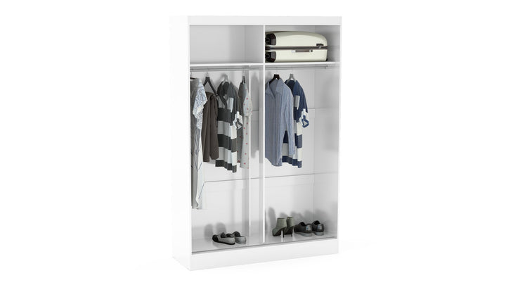 Birlea Lynx 2 Door Sliding Wardrobe With Mirror (Self Assembly) (DHD)