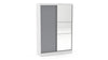 Birlea Lynx 2 Door Sliding Wardrobe With Mirror (Self Assembly) (DHD)