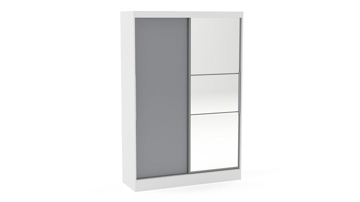 Birlea Lynx 2 Door Sliding Wardrobe With Mirror (Self Assembly) (DHD)