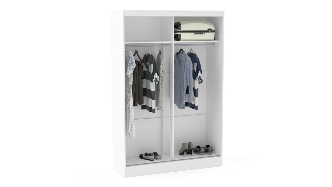 Birlea Lynx 2 Door Sliding Wardrobe With Mirror (Self Assembly) (DHD)