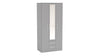 Birlea Lynx 3 Door 2 Drawer Wardrobe With Mirror (Self Assembly) (DHD)