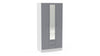 Birlea Lynx 3 Door 2 Drawer Wardrobe With Mirror (Self Assembly) (DHD)