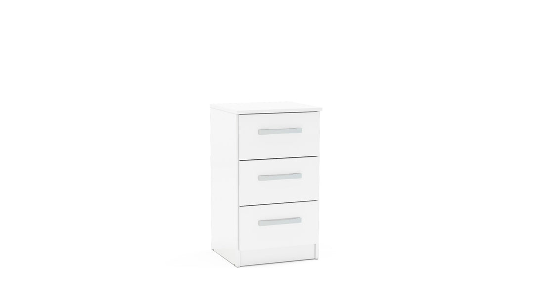 Birlea Lynx 3 Drawer Bedside (Self Assembly) (DHD)