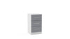 Birlea Lynx 3 Drawer Bedside (Self Assembly) (DHD)