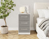Birlea Lynx 3 Drawer Bedside (Self Assembly) (DHD)