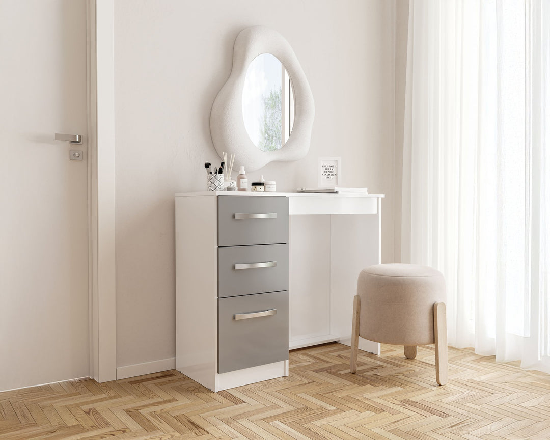 Birlea Lynx 3 Drawer Dressing Table (Self Assembly) (DHD)
