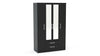 Birlea Lynx 4 Door 2 Drawer Wardrobe With Mirror (Self Assembly) (DHD)