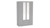 Birlea Lynx 4 Door 2 Drawer Wardrobe With Mirror (Self Assembly) (DHD)