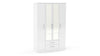 Birlea Lynx 4 Door 2 Drawer Wardrobe With Mirror (Self Assembly) (DHD)