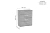 Birlea Lynx 4 Drawer Chest (Self Assembly) (DHD)