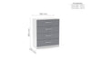 Birlea Lynx 4 Drawer Chest (Self Assembly) (DHD)
