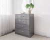 Birlea Lynx 4 Drawer Chest (Self Assembly) (DHD)