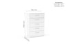 Birlea Lynx 5 Drawer Chest (Self Assembly) (DHD)