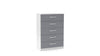 Birlea Lynx 5 Drawer Chest (Self Assembly) (DHD)