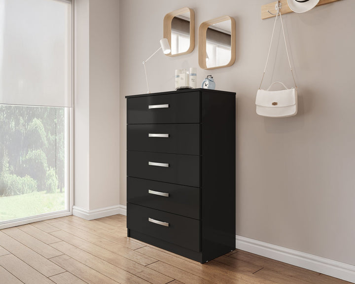 Birlea Lynx 5 Drawer Chest (Self Assembly) (DHD)