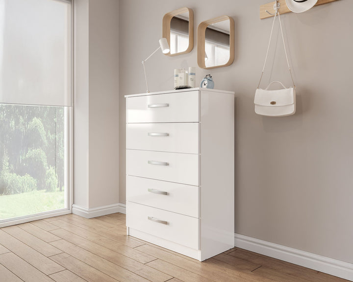 Birlea Lynx 5 Drawer Chest (Self Assembly) (DHD)