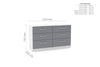 Birlea Lynx 6 Drawer Chest (Self Assembly) (DHD)