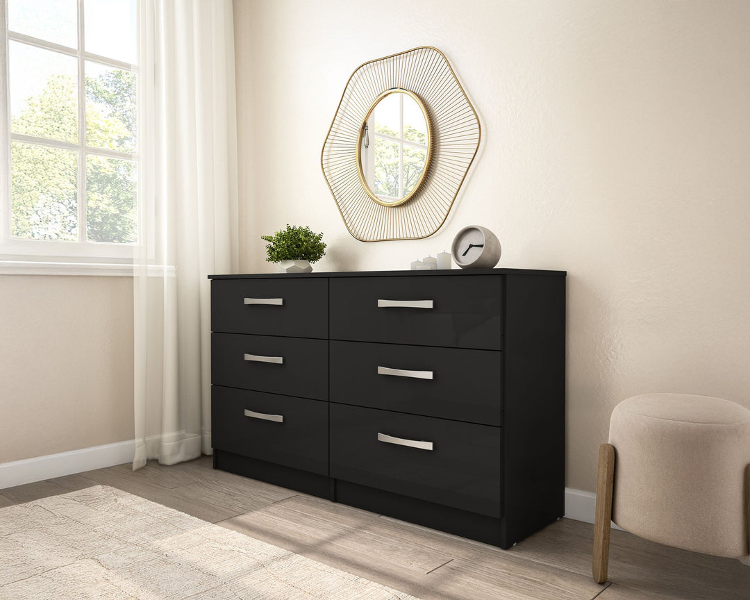 Birlea Lynx 6 Drawer Chest (Self Assembly) (DHD)